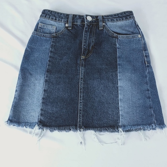 BDG Dresses & Skirts - BDG Urban Outfitters Cut Off Denim Skirt Sz XS